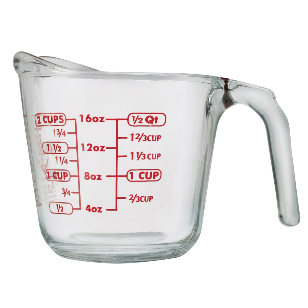 [04832] Glass Measuring Cup 2 Cup