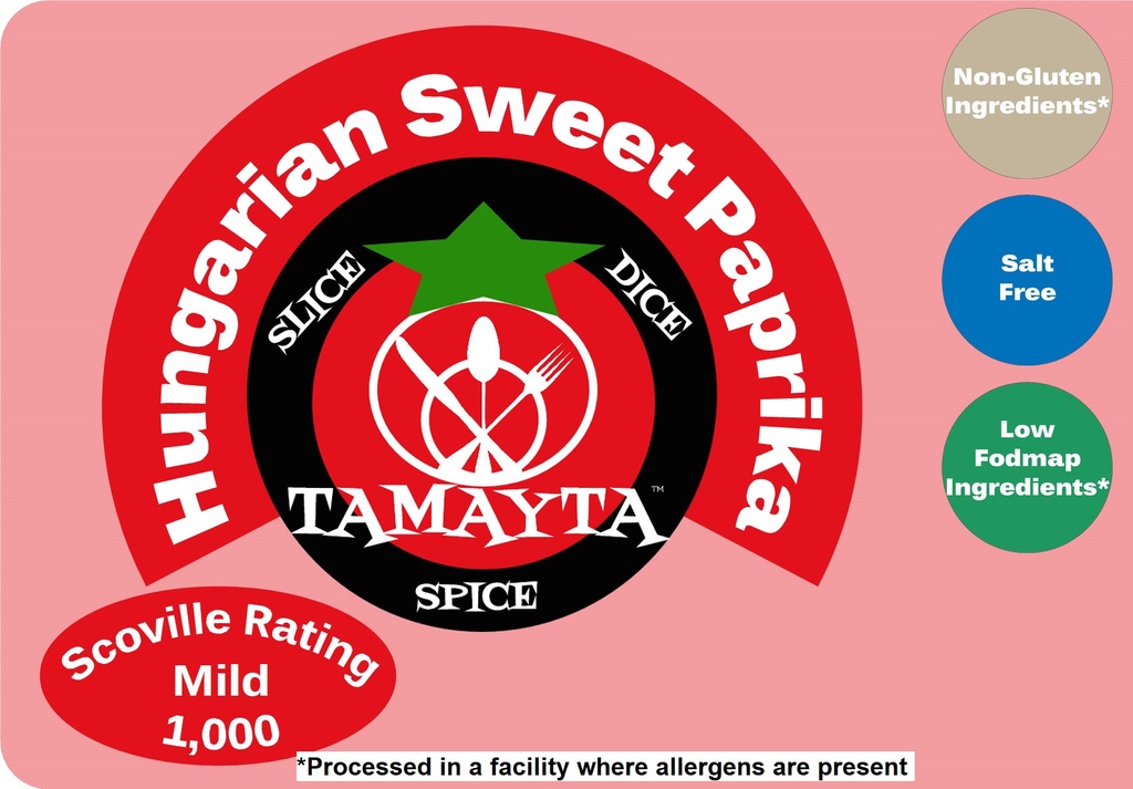 [01682] Paprika Sweet Hungarian 1/2 Cup Jar