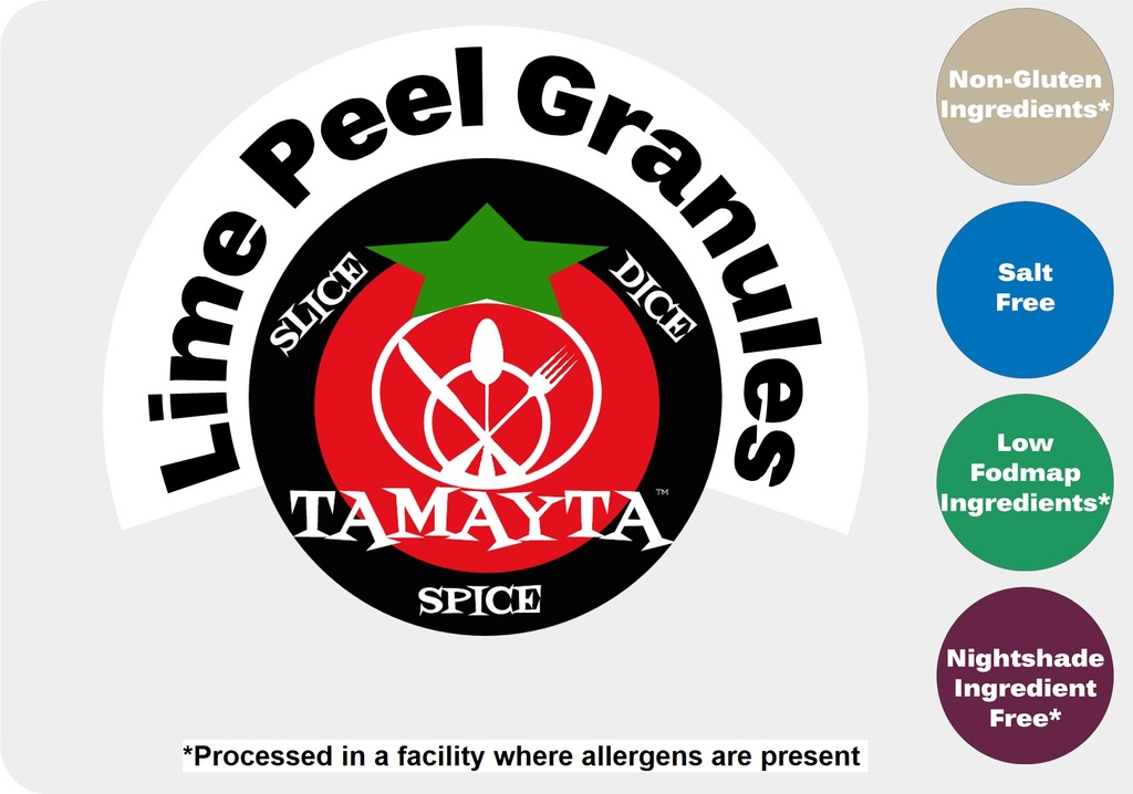 [01705] Lime Peel Granules 1/2 Cup Jar