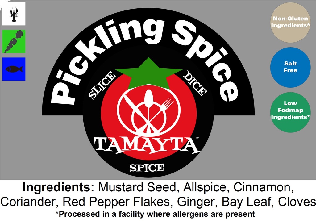 Pickling Spice Tamayta 1/2 Cup Jar