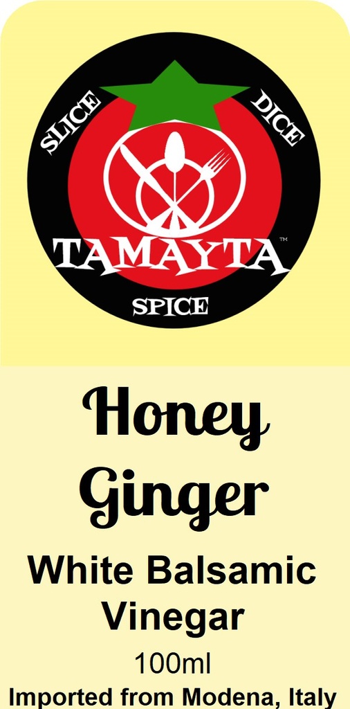 [02007] Honey Ginger White Balsamic Vinaigrette 100 ml