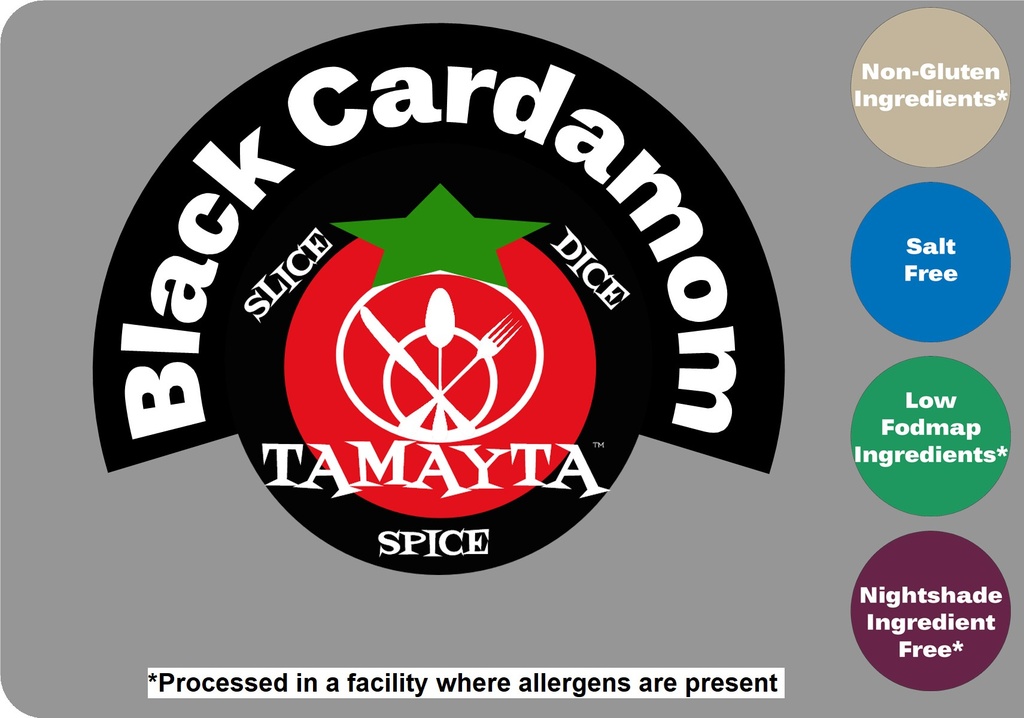 [02036] Black Cardamom 1/2 Cup Jar