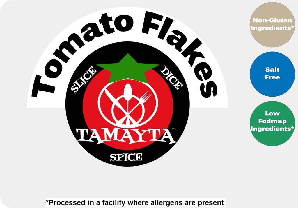 [01344] Tomato Flakes 1/2 Cup Jar