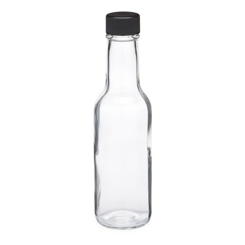 [02295] Woozy Bottle 5 Oz With 24-490 Foam Lined Black Cap