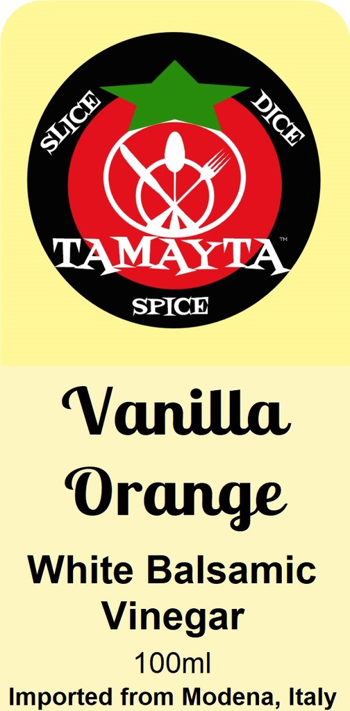 [02454] Vanilla Orange White Balsamic Vinegar 100 ml