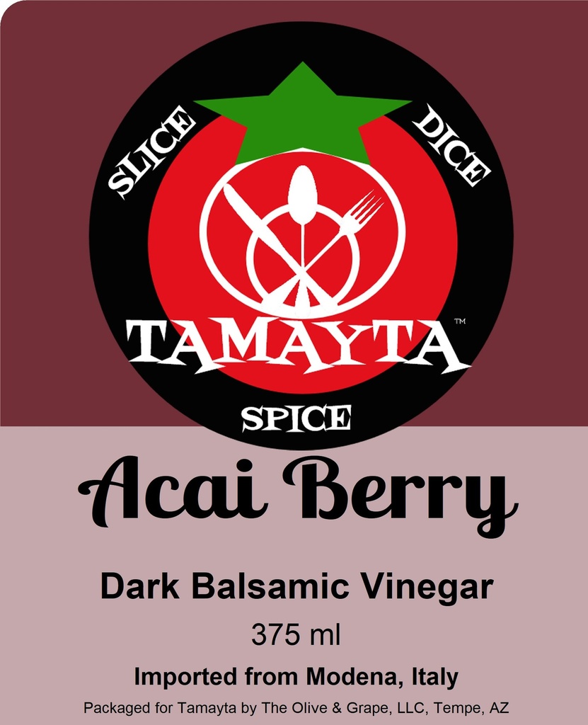 [02462] Acai Berry Dark Balsamic Vinegar 375ml