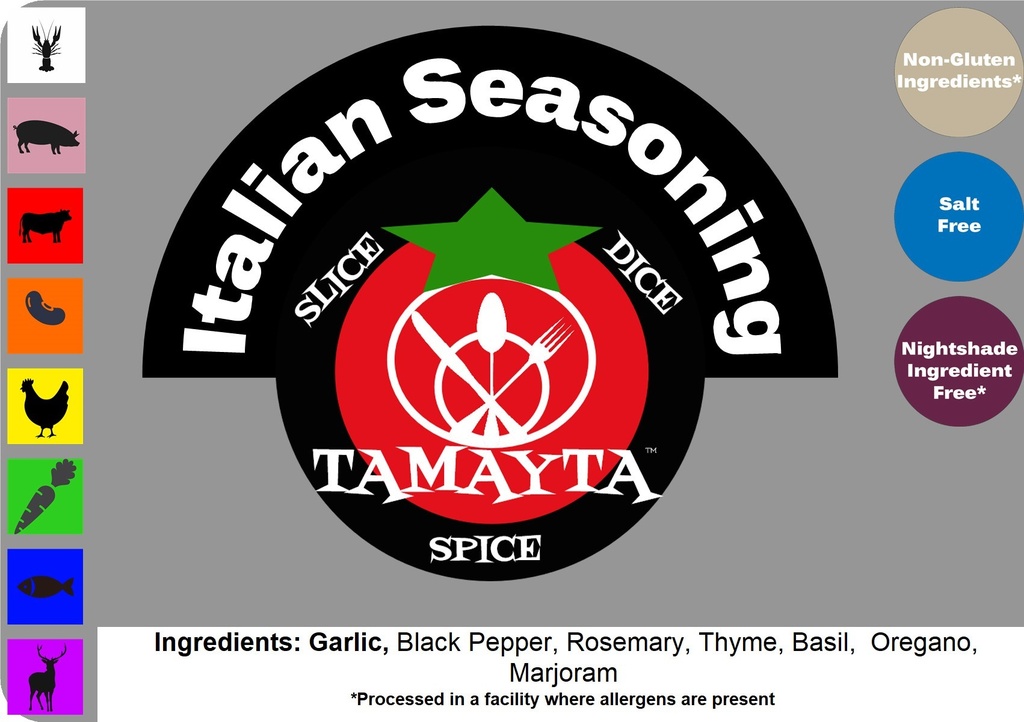 Italian Seasoning 1/2 Cup Jar