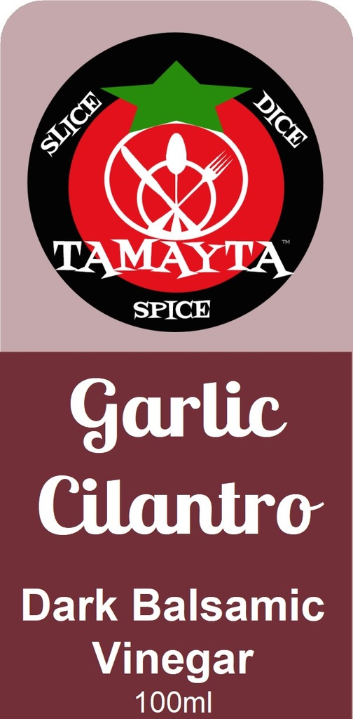[02687] Garlic Cilantro Dark Balsamic 100ml