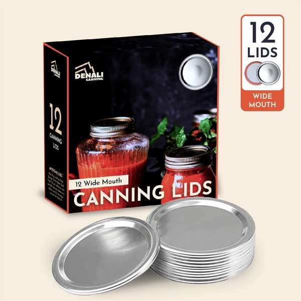 [02788] Canning Lids Wide Mouth 12 Pieces