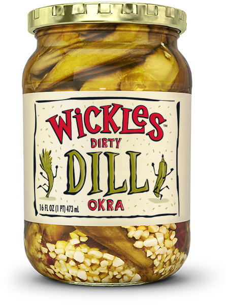 [02796] Dirty Dill Okra Wickles 16 Fl oz