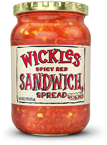 [02799] Spicy Red Sandwich Spread Wickles 16 Fl oz