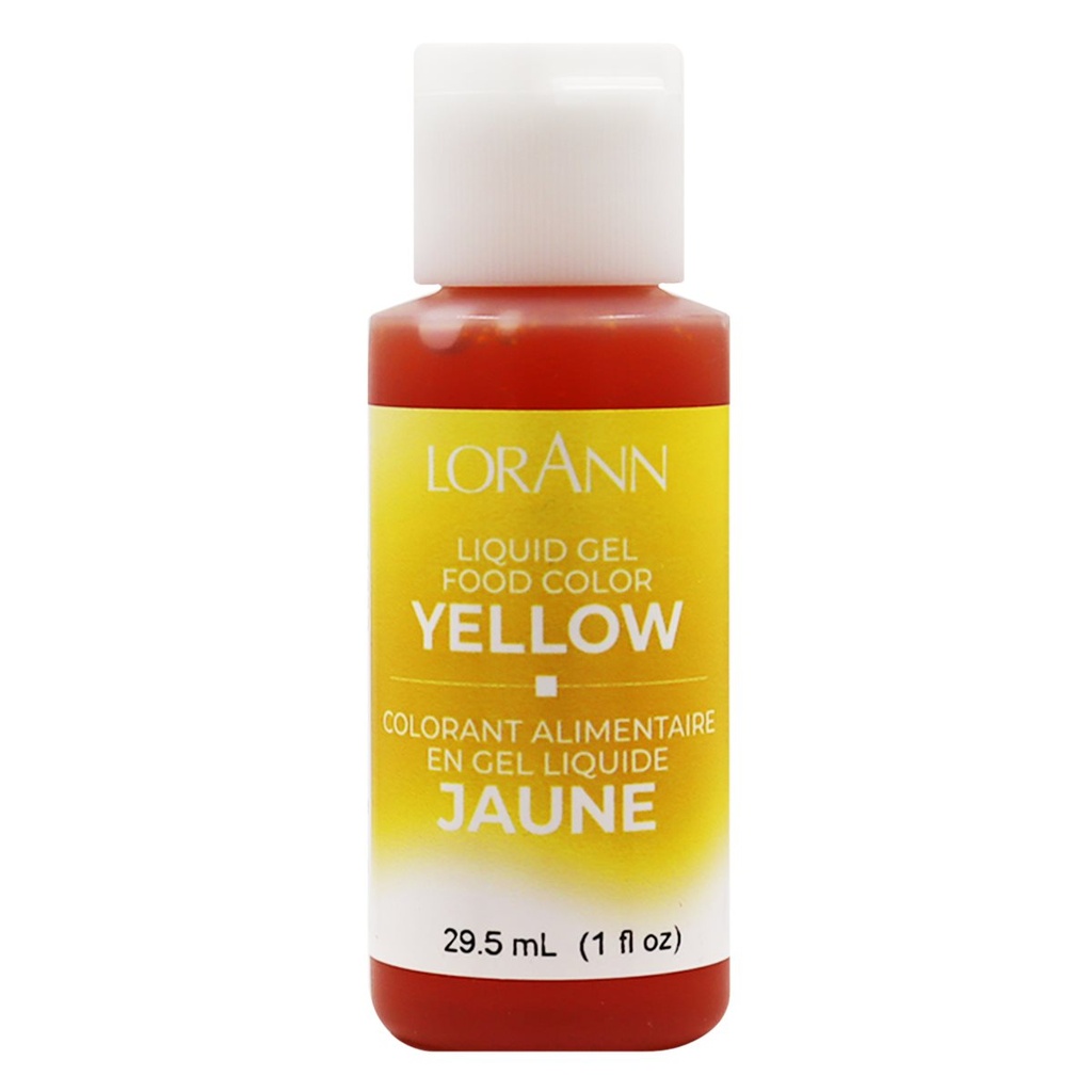 Liquid Gel Food Coloring Yellow 1 Fl Oz