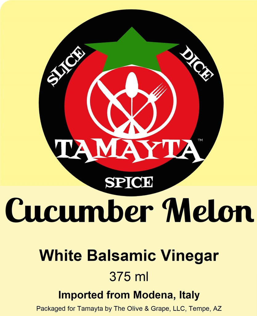[02891] Cucumber Melon White Balsamic Vinegar 375ml