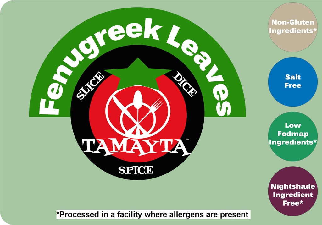 Fenugreek Leaves 1/2 Cup Jar