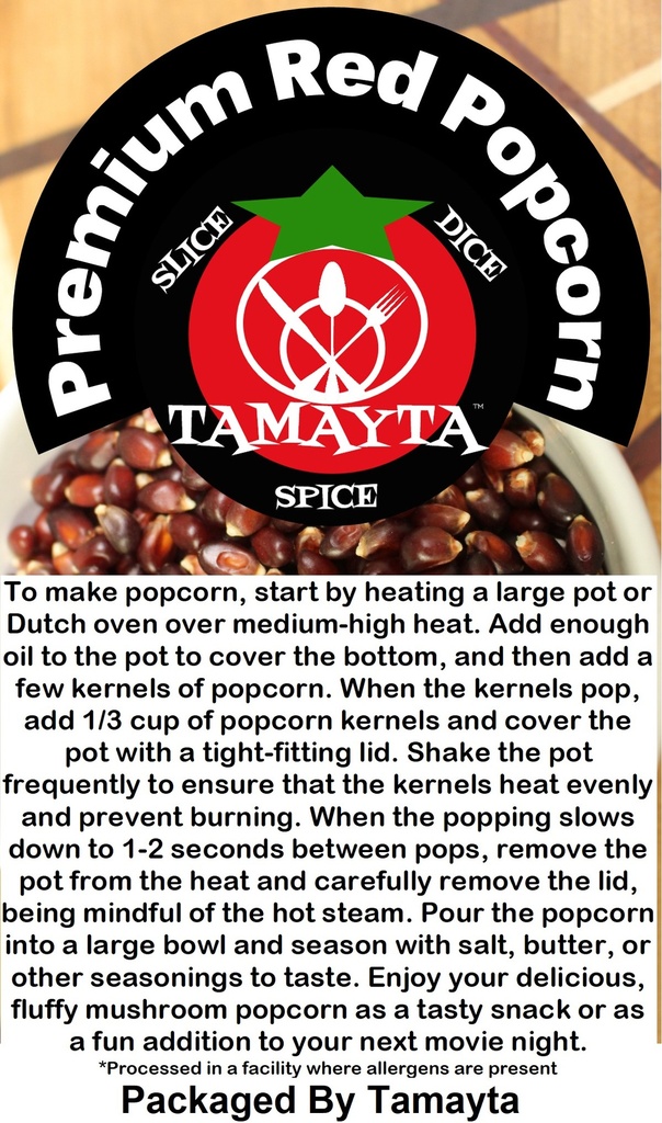 [03694] Red Premium Popcorn 1 Pound Bag