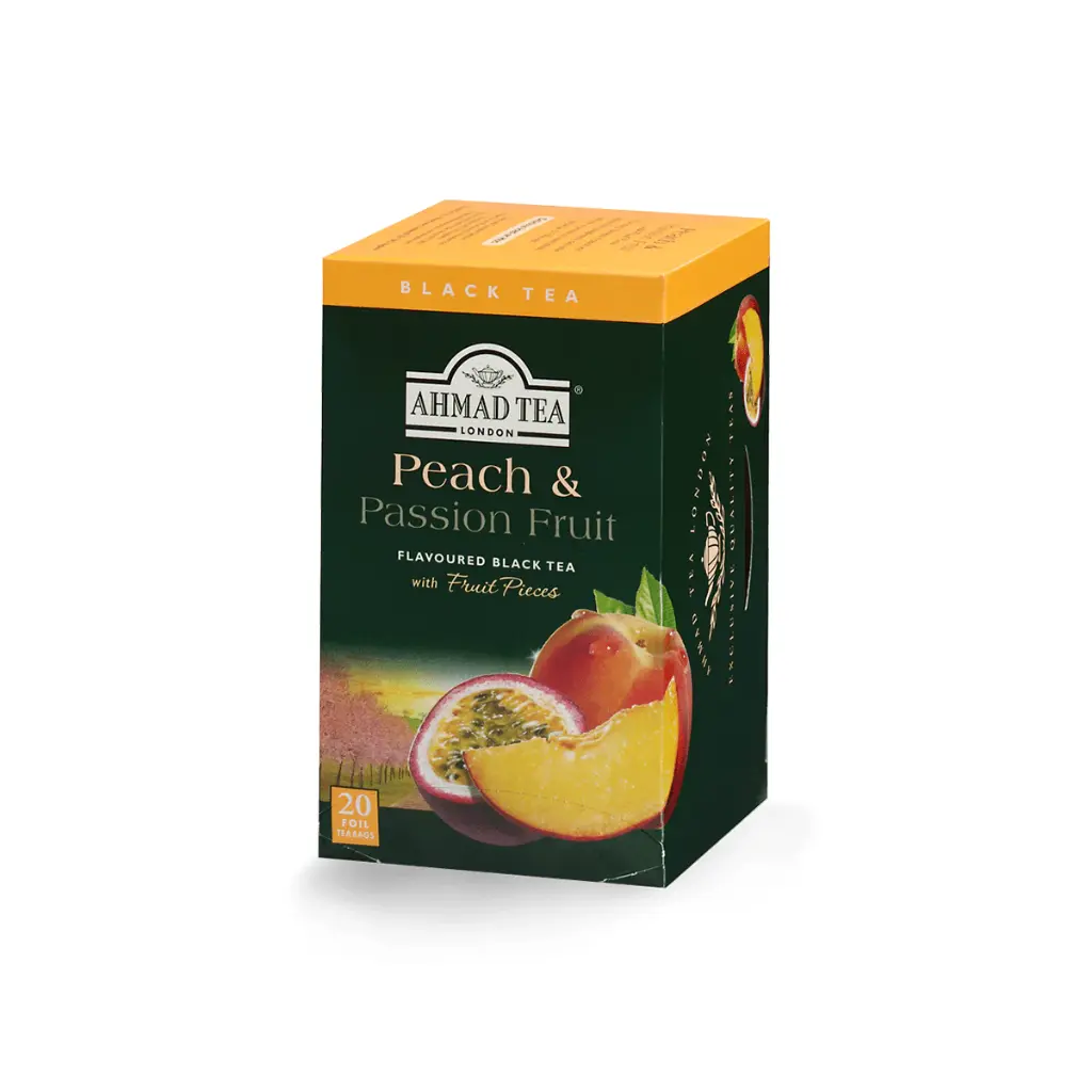 [04745] Peach & Passion Fruit Black Tea 20 Bags Ahmad Tea