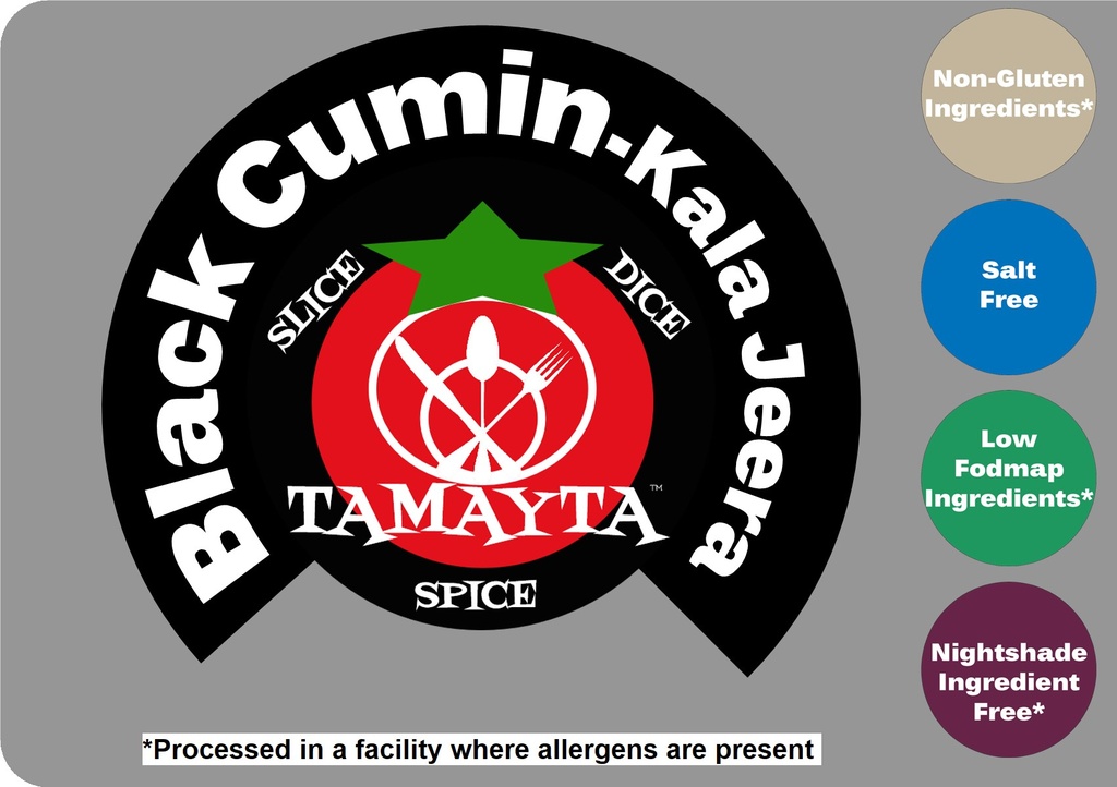 Black Cumin (Kala Jeera) 1/2 Cup Jar