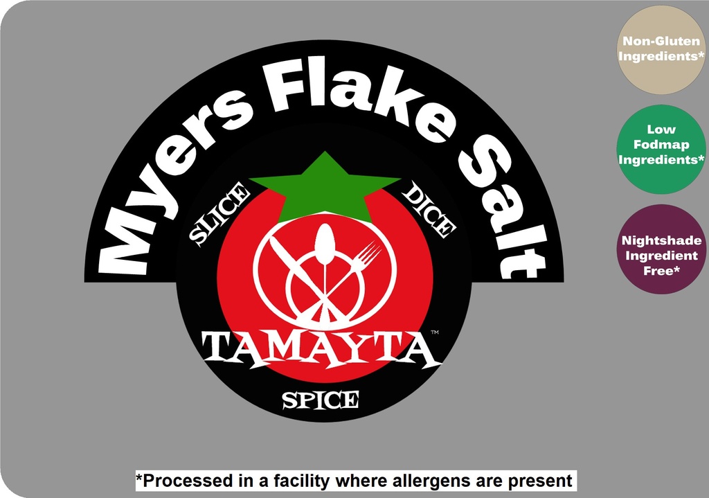 [04967] Myers Flake Salt 1/2 Cup Jar