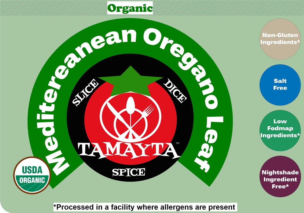 [04017] Oregano Mediterranean Leaf-Organic