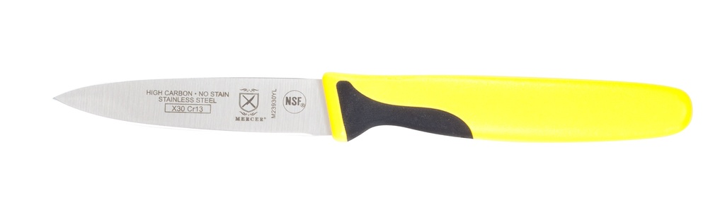 Paring Knife Slim 3" Yellow Bulk