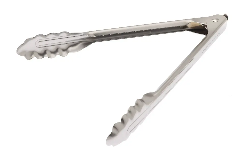 [M21509LKMER] 9.5" Scalloped Utility Tong with Lock