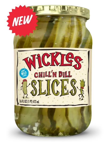Chill'n Dill Slices Wickles 16 Fl oz.
