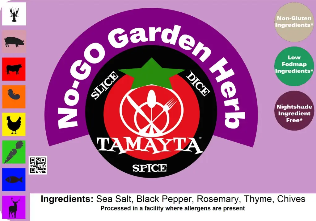 No-GO Garden Herb 1/2 Cup Jar