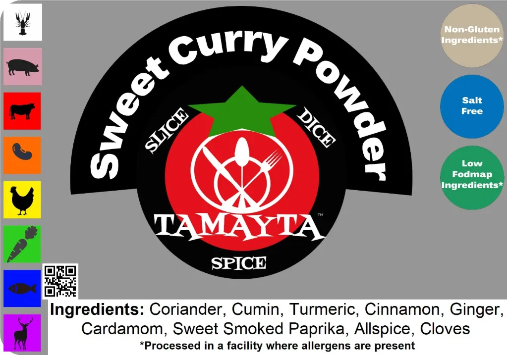 Sweet Curry Blend Half Cup Jar