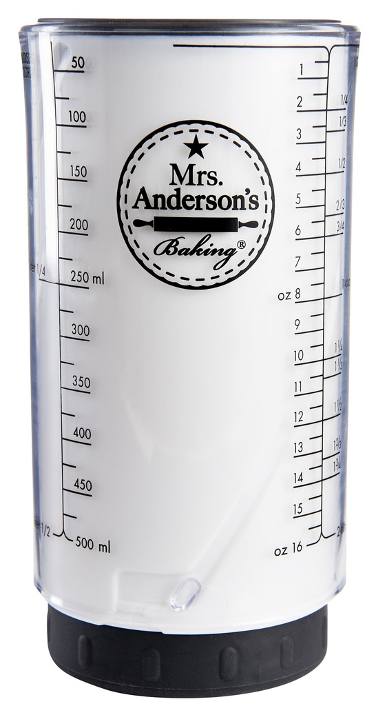 Mrs. Anderson’s Baking Adjustable Liquid Dry Measuring Cup 16.5-Ounce Capacity
