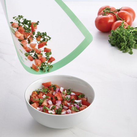 Flexible Cutting Board Mat  Set of 4 Color Coded for Clean Cooking