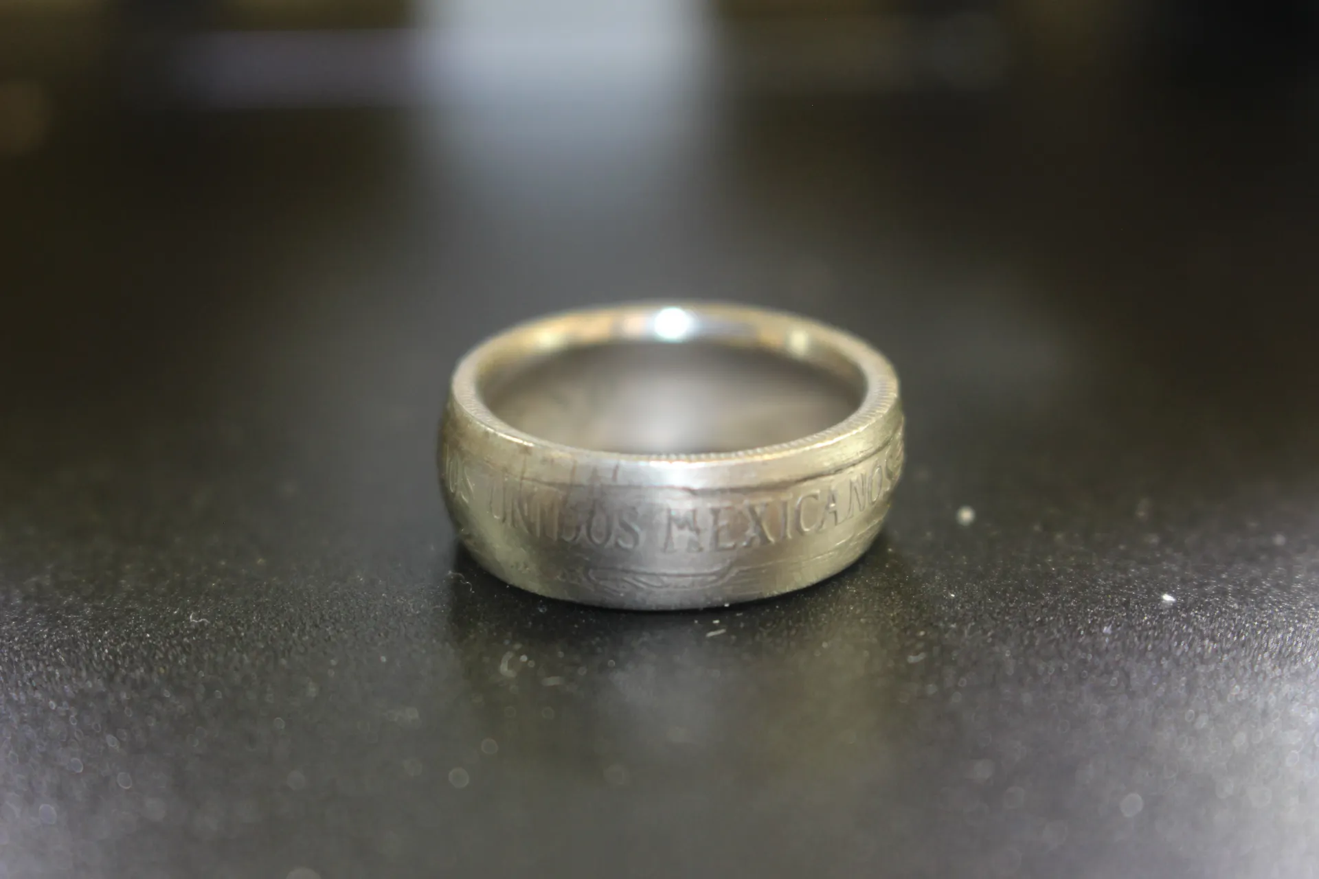 Coin Ring 1971 Mexico 1 Peso Size 7