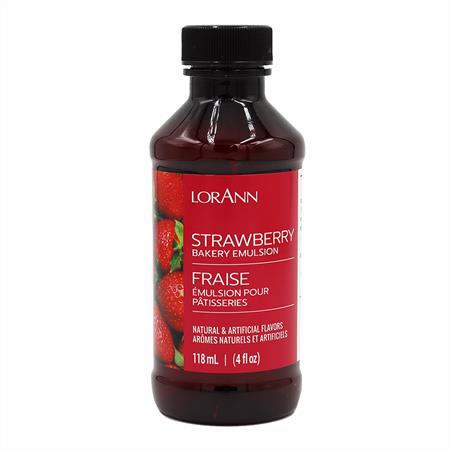 Strawberry Bakers Emulsion No Added Color 4 Fl oz