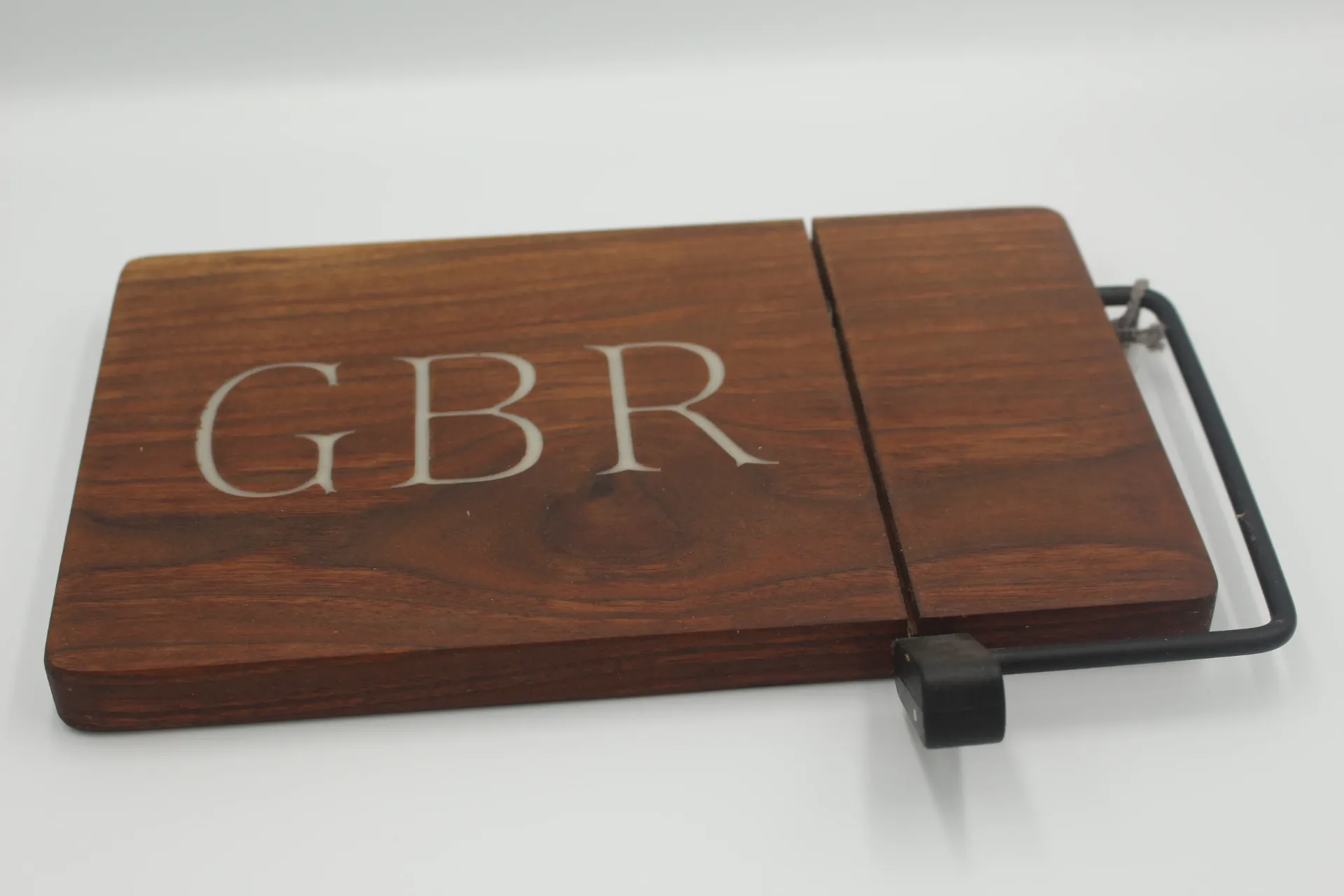 Walnut w/ White Epoxy GBR Cheese Slicer #1870