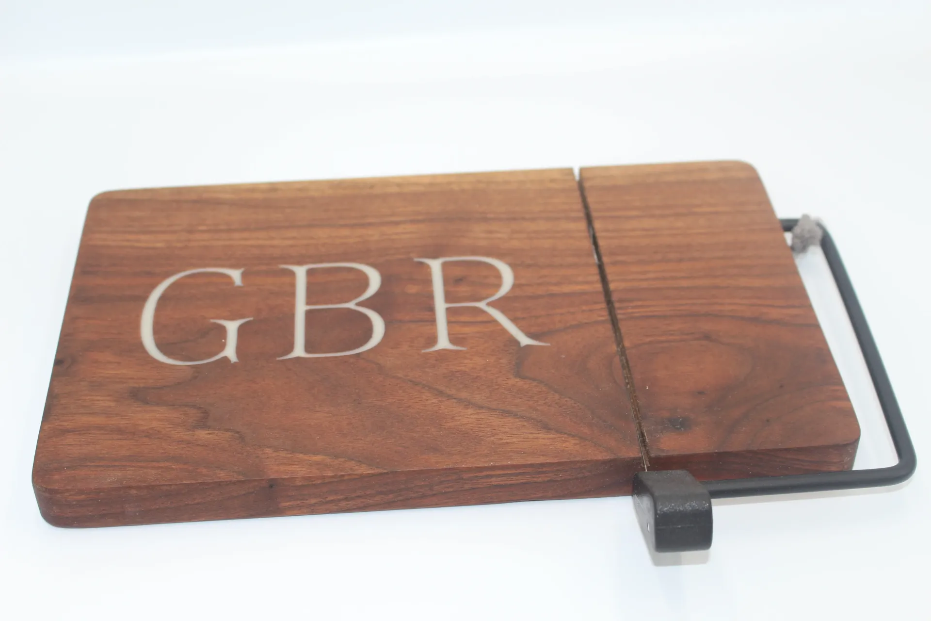 Walnut w/ White Epoxy GBR Cheese Slicer #1869