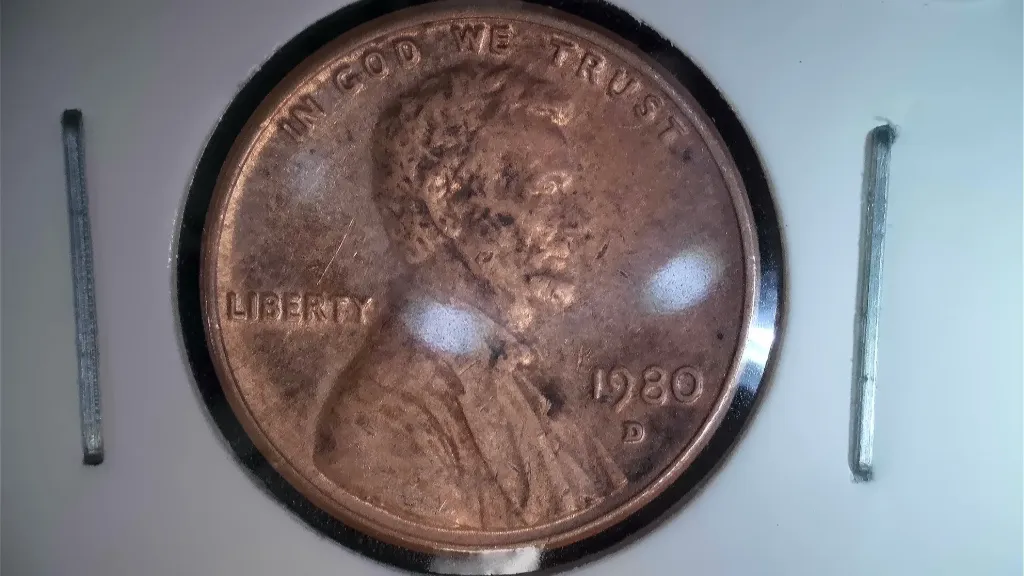 [C-0332] 1980 D Lincoln Cent VG Raw