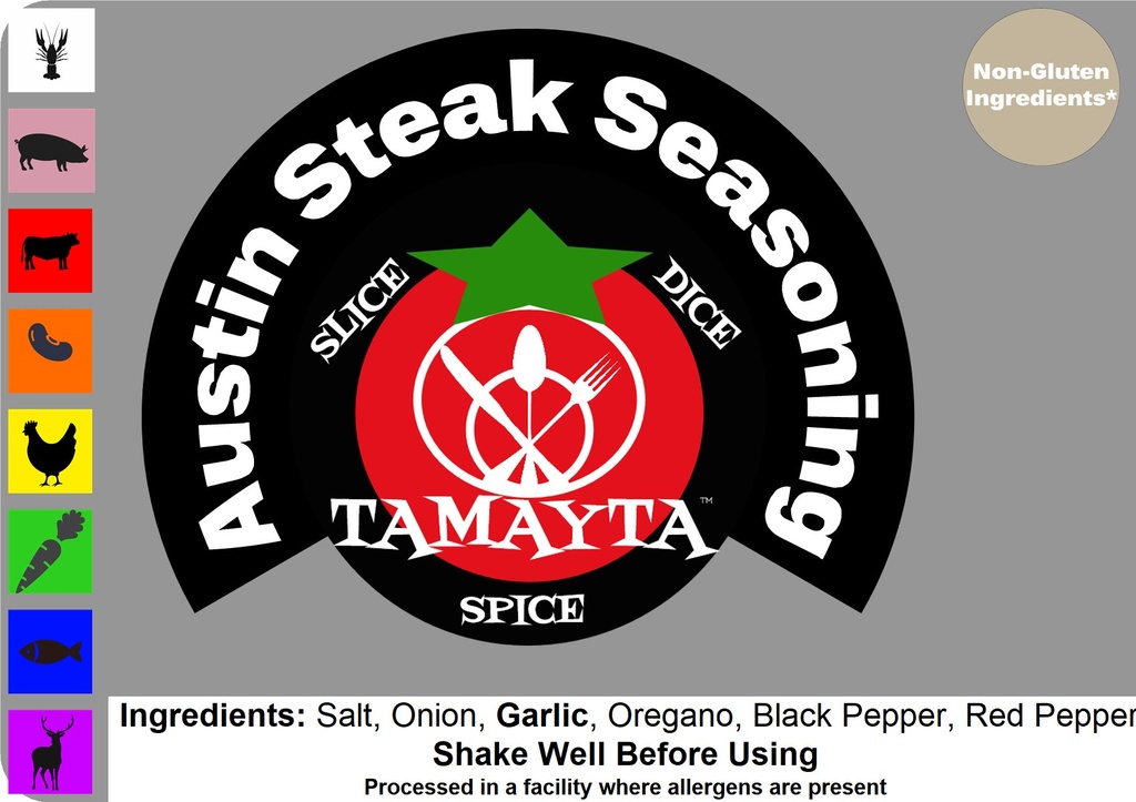 Austin Steak Seasoning 1/2 Cup Jar