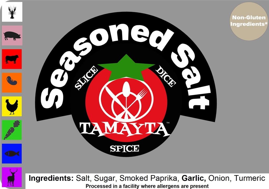 [01281] Seasoned Salt 1/2 Cup Jar