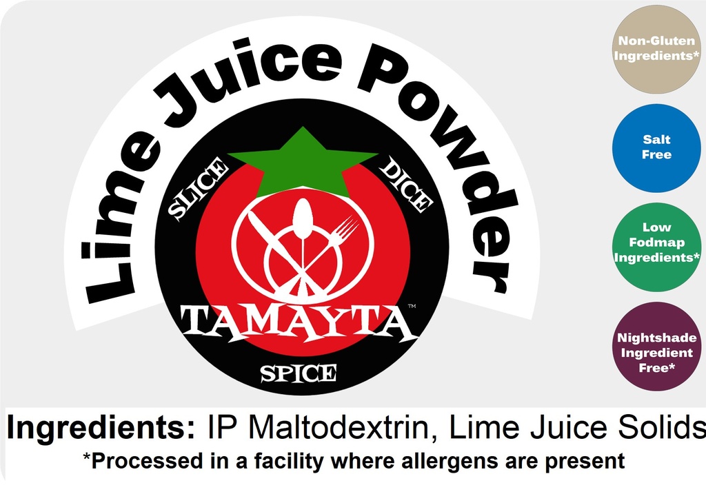 Lime Juice Powder 1/2 Cup