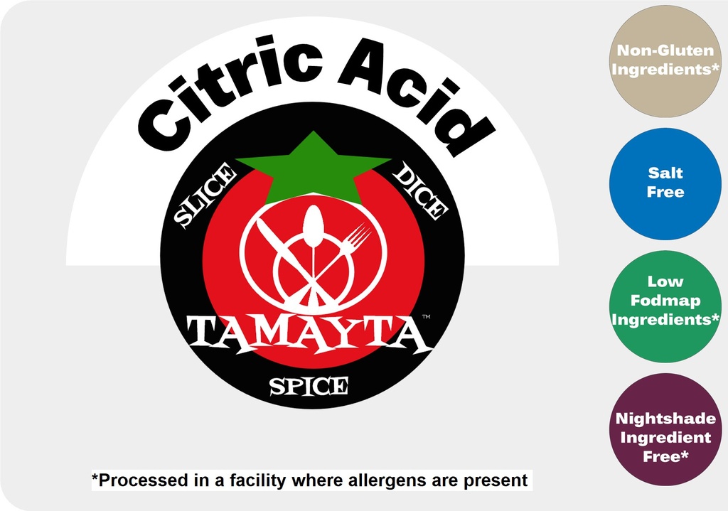 Citric Acid 1/2 Cup Jar