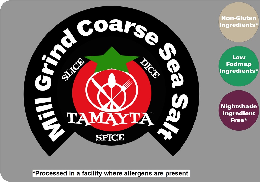 Mill Grind Sea Salt 1/2 Cup Jar