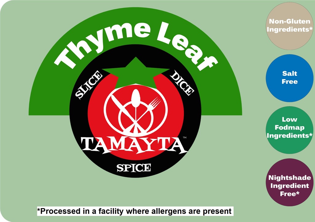 [01032] Thyme Leaf 1/2 Cup Jar