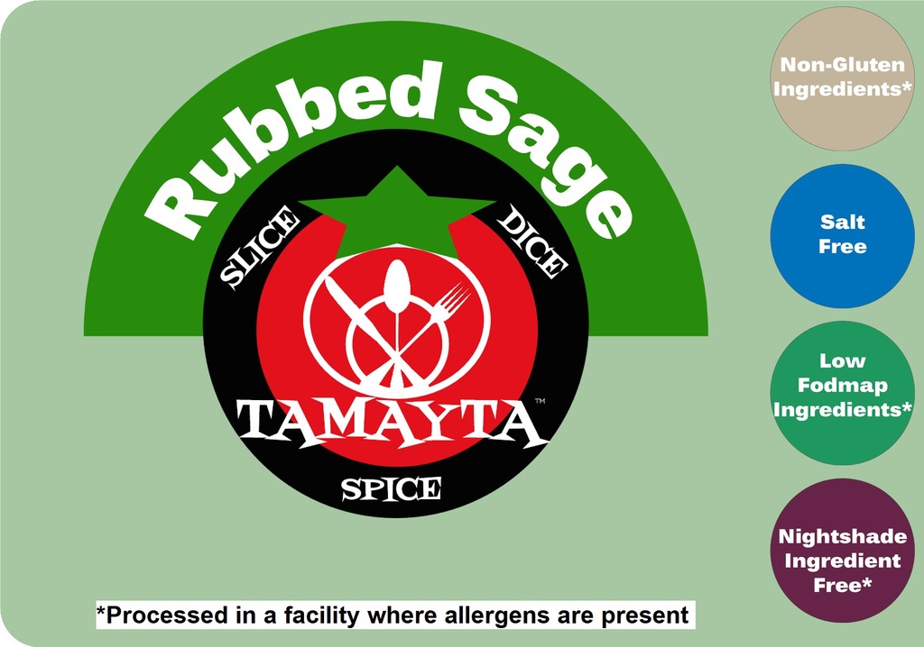 [01061] Sage, Rubbed 1/2 Cup Jar
