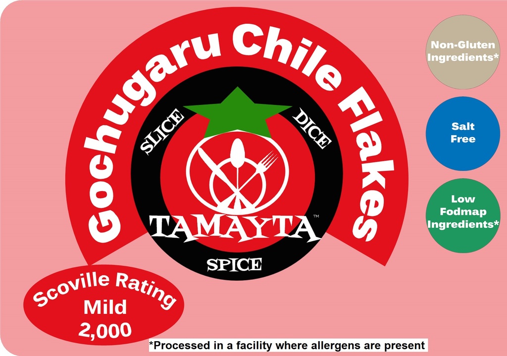 Gochugaru Chile Flakes 1/2 Cup Jar