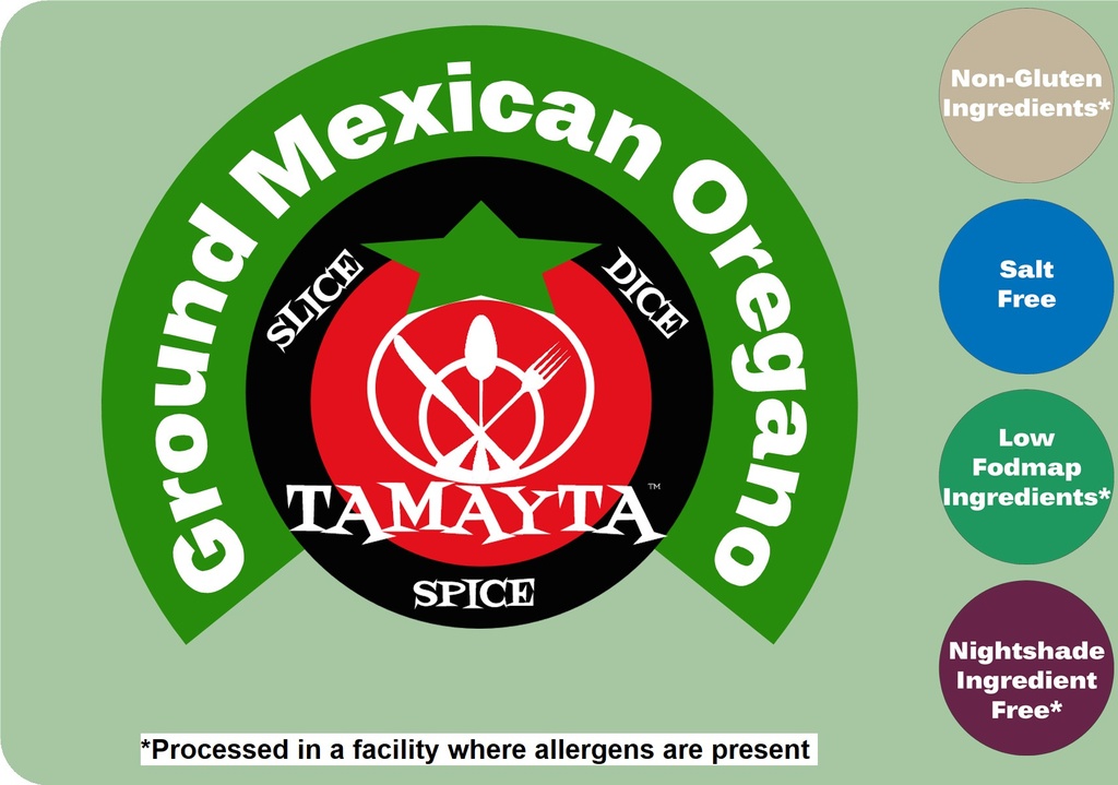 [01063] Mexican Oregano Ground 1/2 Cup Jar