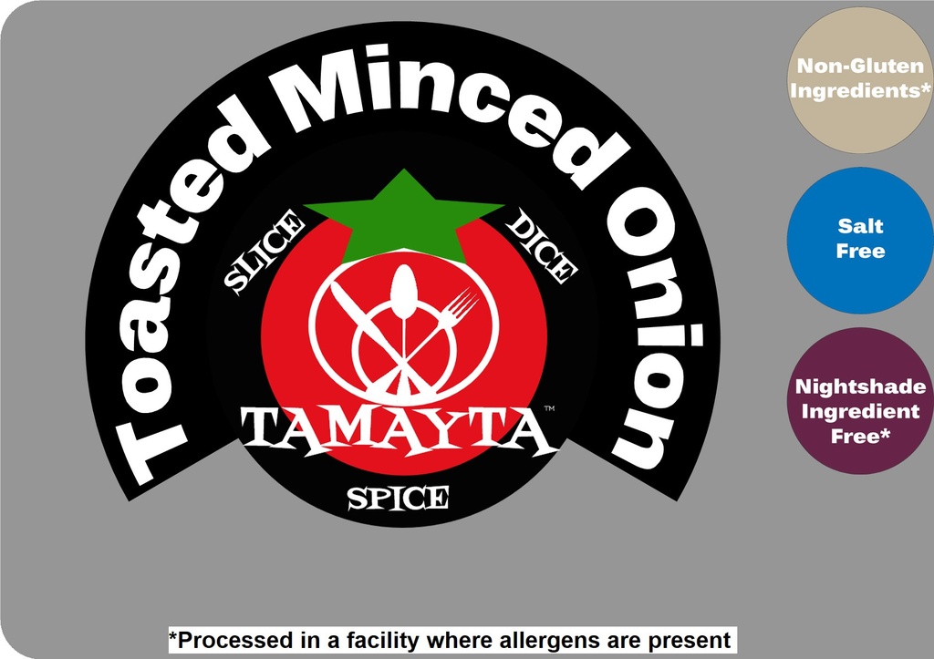 [01908] Onion, Toasted Minced 1/2 Cup Jar