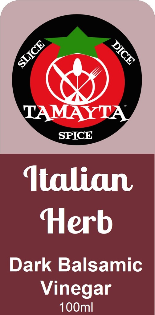 [04669] Italian Herb Dark Balsamic Vinegar 100ml