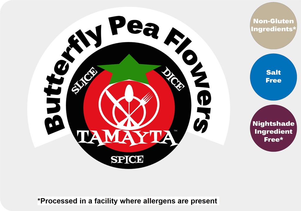 [04755] Butterfly Pea Flowers 1/2 Cup Jar