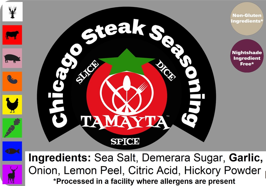 Chicago Steak Seasoning 1/2 Cup Jar 