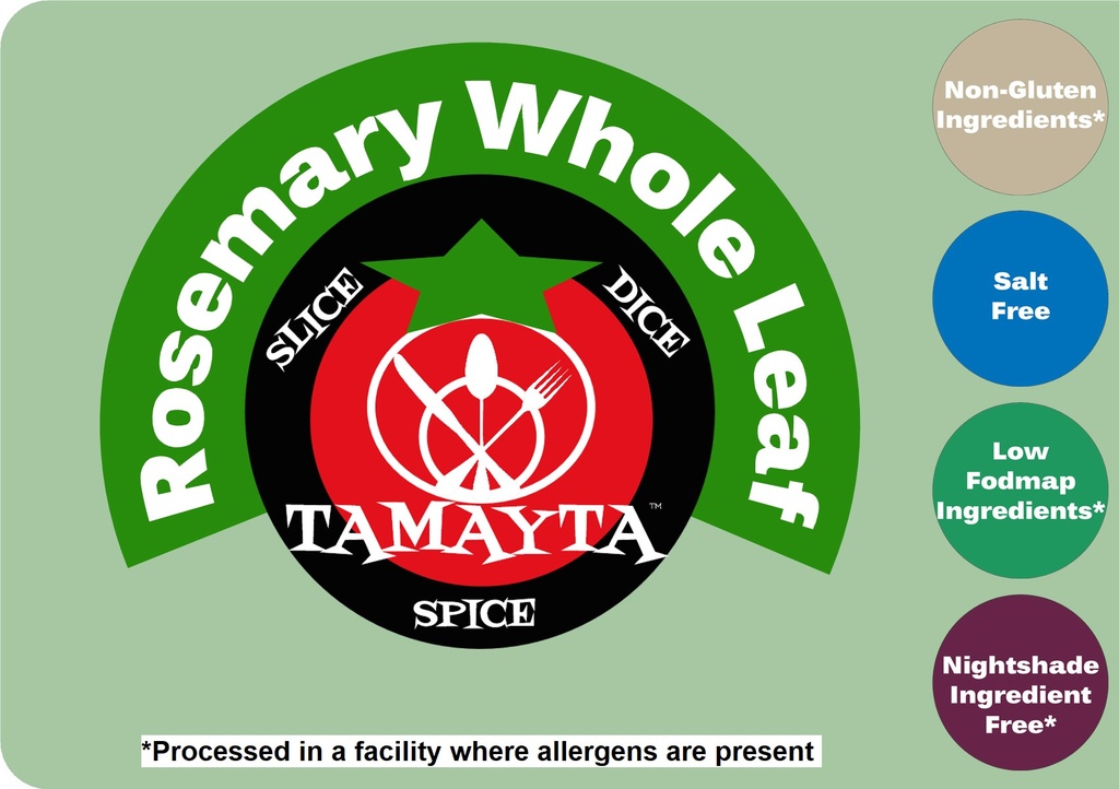 Rosemary Whole Leaf 1/2 Cup Jar