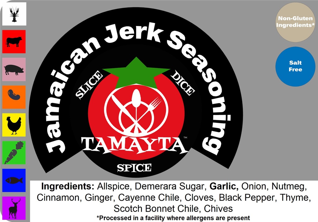 [04999] Jamaican Jerk Seasoning 1/2 Cup Jar